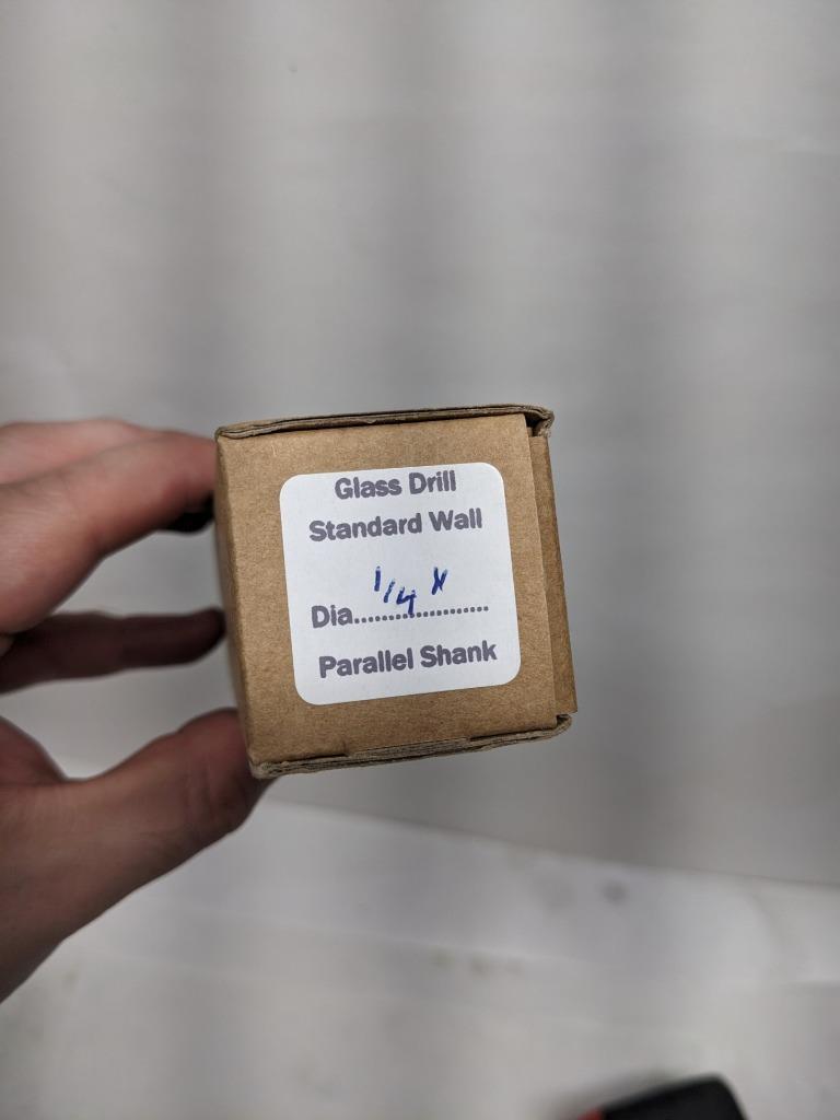 CRL DCD14 378438 1/4" DCD SERIES FLAT ELECTRO-FORMED DIAMOND DRILL NEW D0