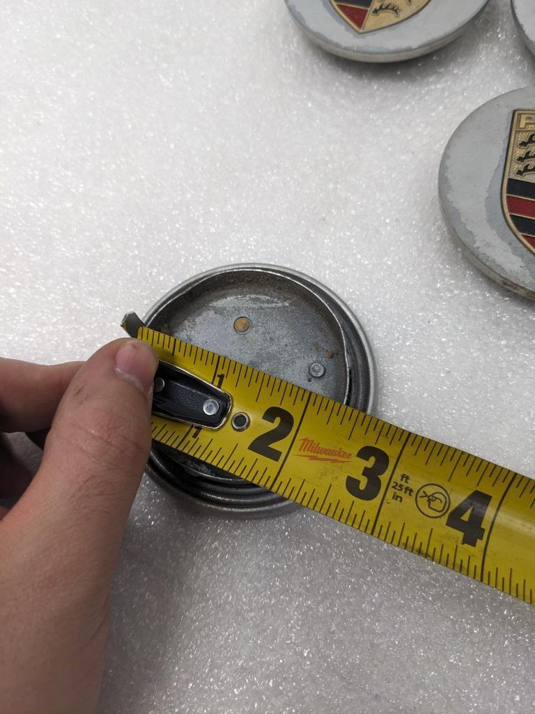 PORSCHE 92836103211 SET OF CENTER CAPS FOR PORSCHE 928 GTS USED #1 R24T1