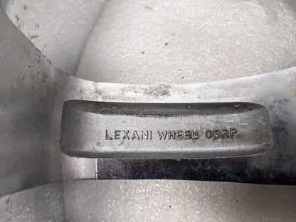 PAIR OF LEXANI LX-6 CHROME CUSTOM WHEELS 20X8.5 ET15 5X115 DISCONTINUED USED B2