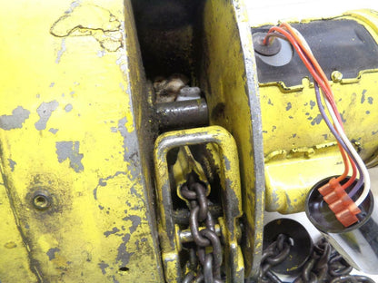 USED DAMAGED BUDGIT MAN GUARD 1/2 TON CHAIN HOIST BEH2616 115V 16FPM SPEED H1