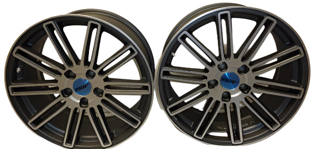 NEW PAIR(2) TSW CROWTHORNE WHEELS 19X8.5 5x120 1985CRW305120G76 WR