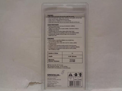 GREENLEE KWIK STEPPER STEP BIT 1/2" 13mm METAL 34401 R22T2