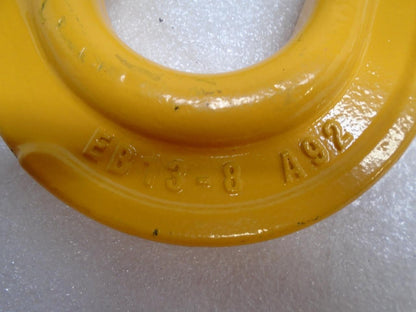 HEAVY DUTY INDUSTRIAL CRANE HOOK UNKNOWN (POSSIBLY STAHL OR HARRINGTON) R22T7