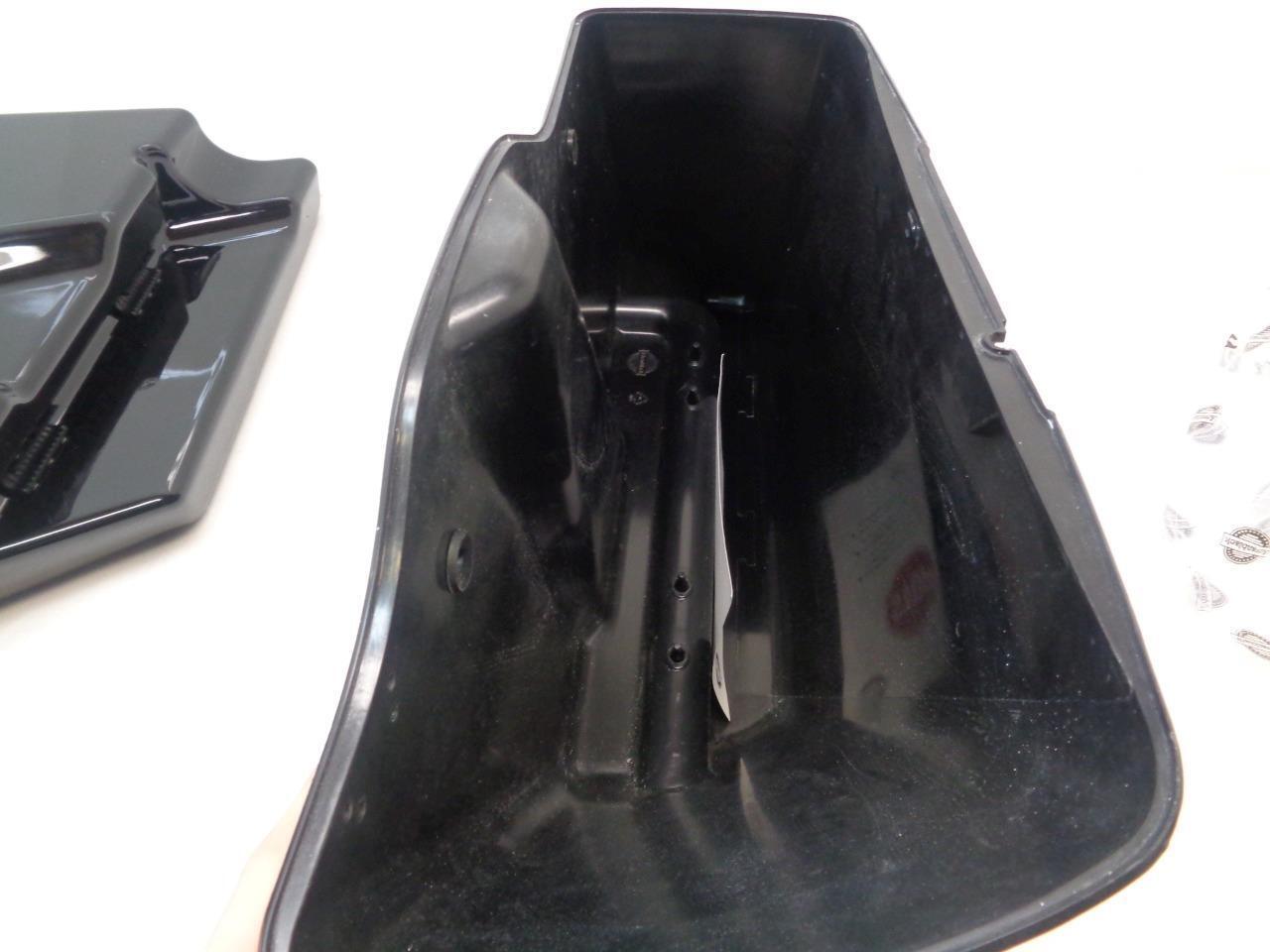 ADVANBLACK 4.5" STRETCHED SINGLE CUTOUT SADDLEBAG 2014+ HARLEY TOURING SB14  SR