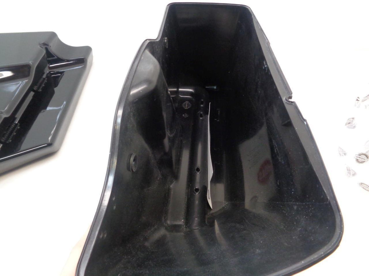 ADVANBLACK 4.5" STRETCHED SINGLE CUTOUT SADDLEBAG 2014+ HARLEY TOURING SB14  SR