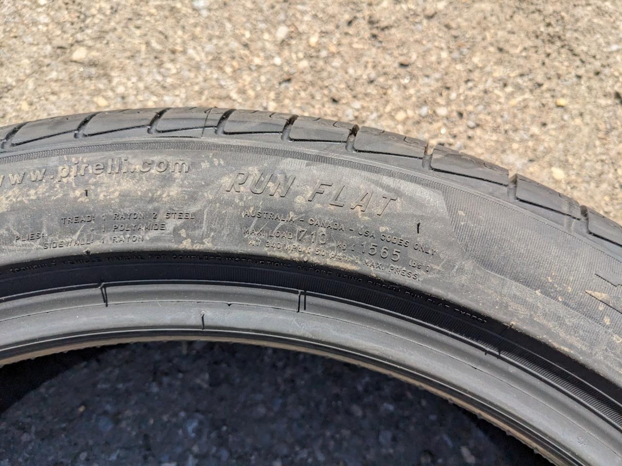 2 PIRELLI CINTURATO P7 A/S (*) BMW RUNFLAT P 225 45 19 XL TIRES 2745300 CQ3