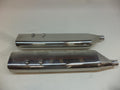 1 USED S&S OVAL STYLE PAIR OF EXHAUSTS CHROME PLATED FOR TOURING 66-190 R16