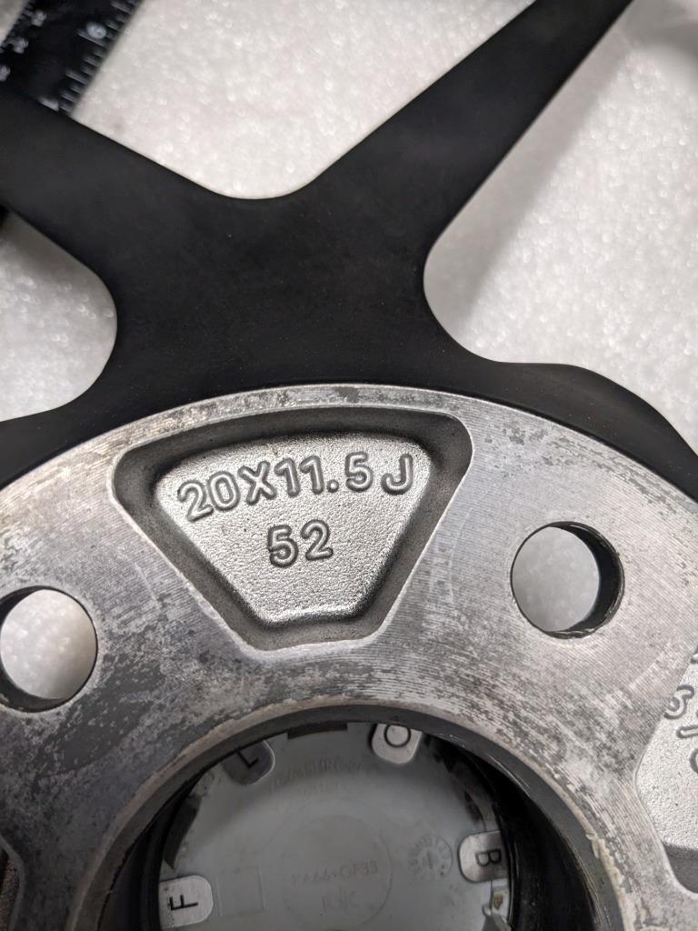 1 HRE WHEEL 11L011552243TM WHEEL 20X11.5J ET+52 TARMAC FINISH 5X120 NEW WR