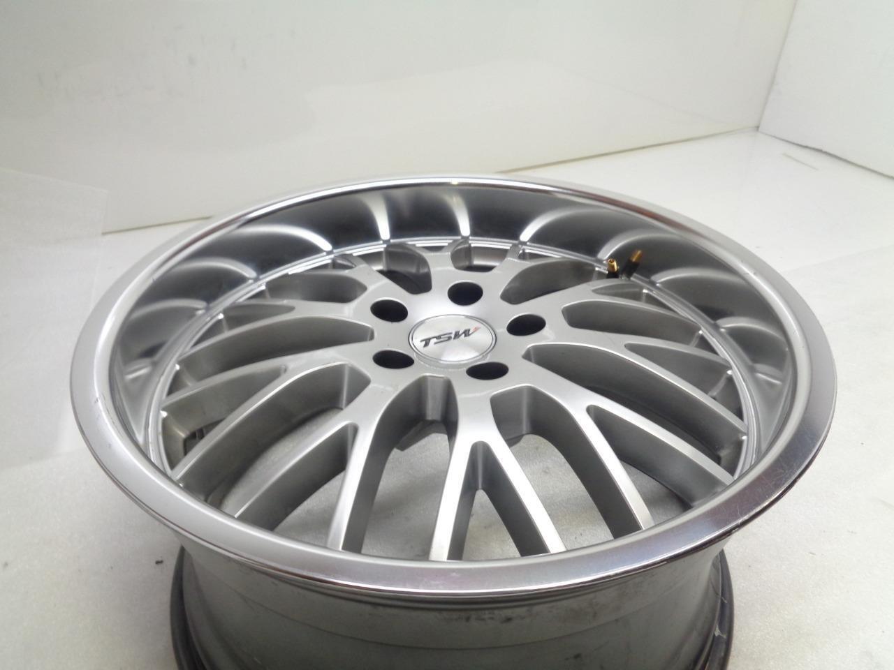 1 NEW TSW SNETTERTON SILVER WHEEL 1895SNT405114S76 18x9.5 5x115 ET35