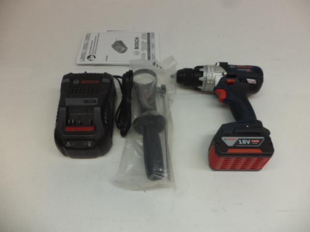 ONE NEW INCOMPLETE BOSCH CORDLESS BRUTE TOUGH DRILL/DRIVER KIT DDH183-01 BSR35