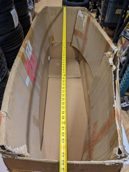 PORSCHE 928 -REAR BUMPER-LINING-WHITE- 65X30X18- 92850512322- NEW B2