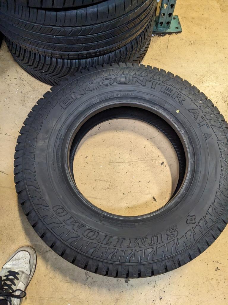 2 SUMITOMO ENCOUNTER A/T BSW LT 235 80 17 120/117R LRE 10PLY TIRES ATH95 CQ3