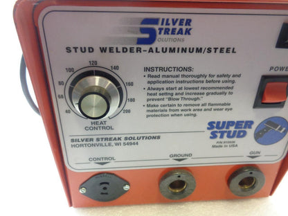 NEW SILVER STREAK SOLUTIONS 910526 SUPER STUD WELDER ALUM/STEEL 110V 20AMP SR