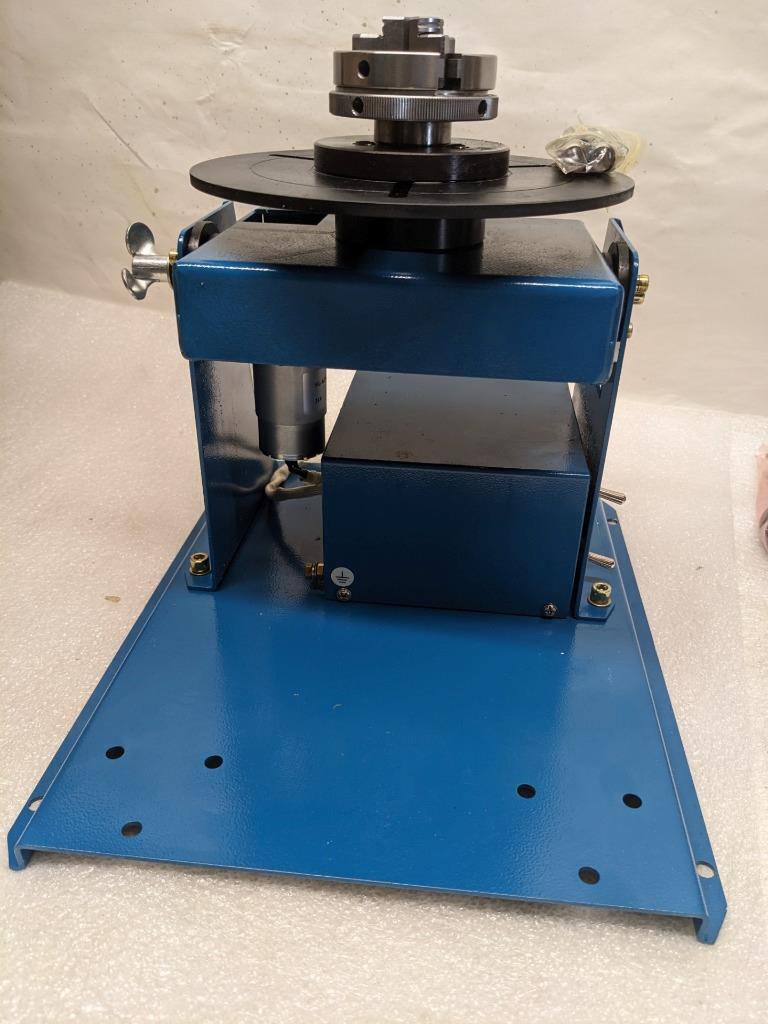 JINSLU BY-10 MINI WELDING POSITIONER 110V W/ 3 JAW LATHE CHUCK NEW BSR3.1