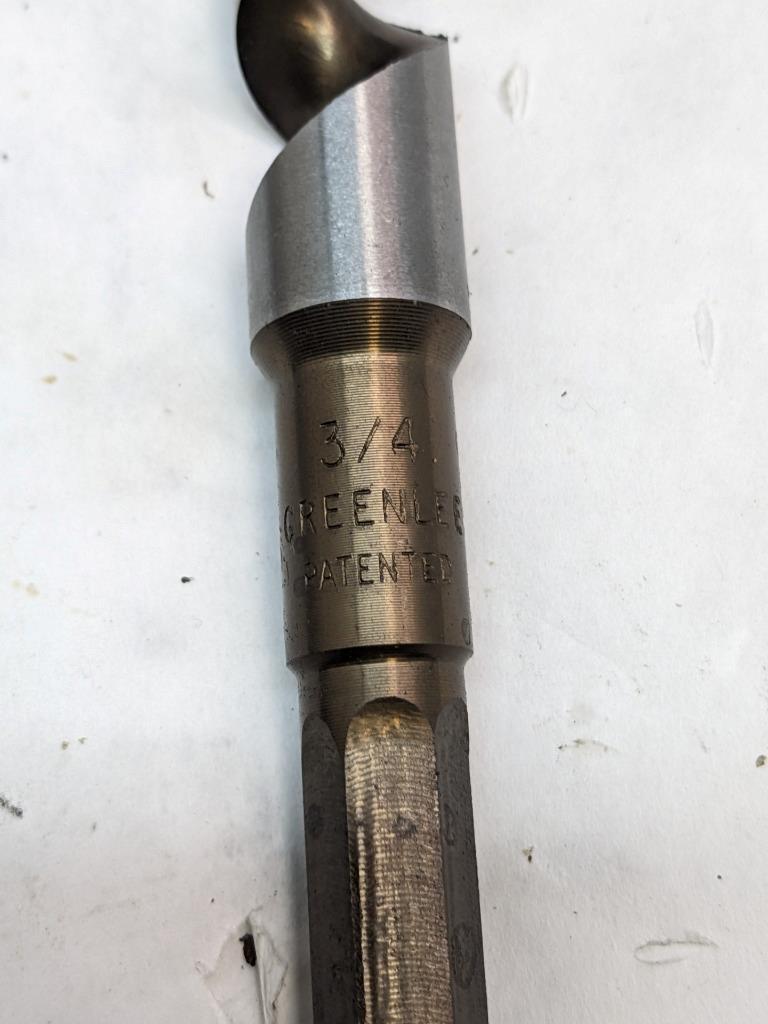 2 GREENLEE NAIL EATER DRILL BITS 66PT-3/4 18 INCHES 457MM 3/4 19MM NEW D0