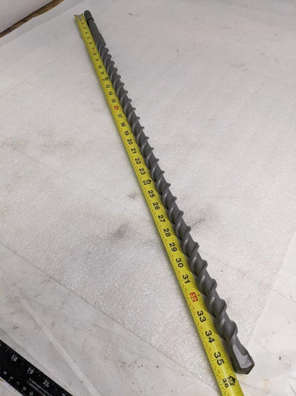 UNBRANDED 1" X 36" SDS-MAX ROTARY HAMMER BIT CARBIDE TIP W/ DAMAGED CASE NEW D0