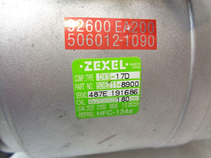 NEW ZEXEL 506211-8900 AC COMPRESSOR FITS 2005-13 NISSAN (SEE DESCRIPTION) R3