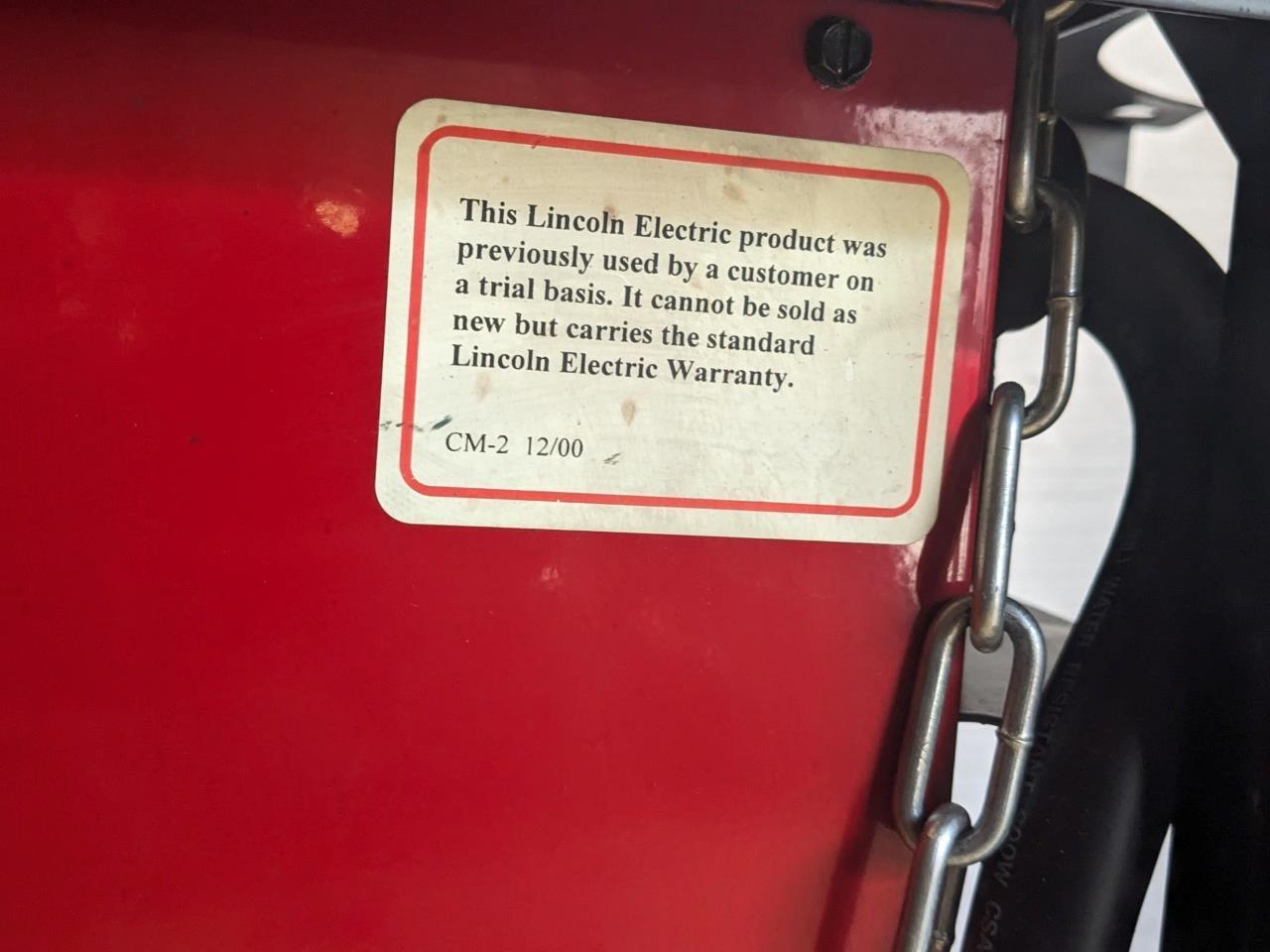 LINCOLN ELECTRIC ASPECT 375 AC/DC READY-PAK WELDING CART K3950-1 BAY3