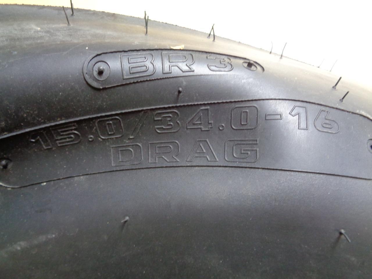 HOOSIER BR3 DRAG WL 15 34 16 DRAG RACING SLICK TIRE 113" 18771BR3-113" CQ3