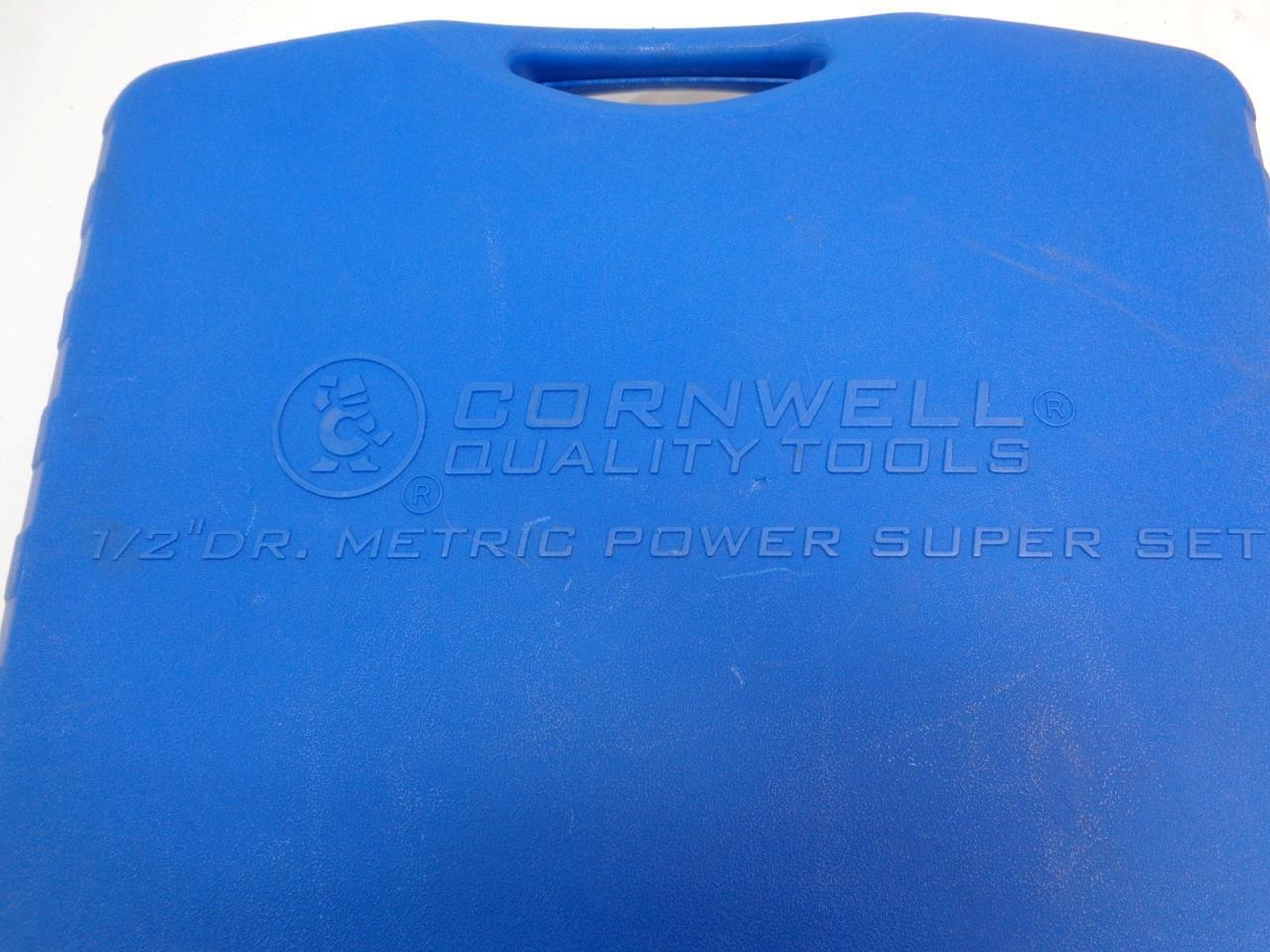 1 NEW CORNWELL TOOLS TSMI338SS 38 PIECE 1/2" DRIVE POWER SOCKET SET R22