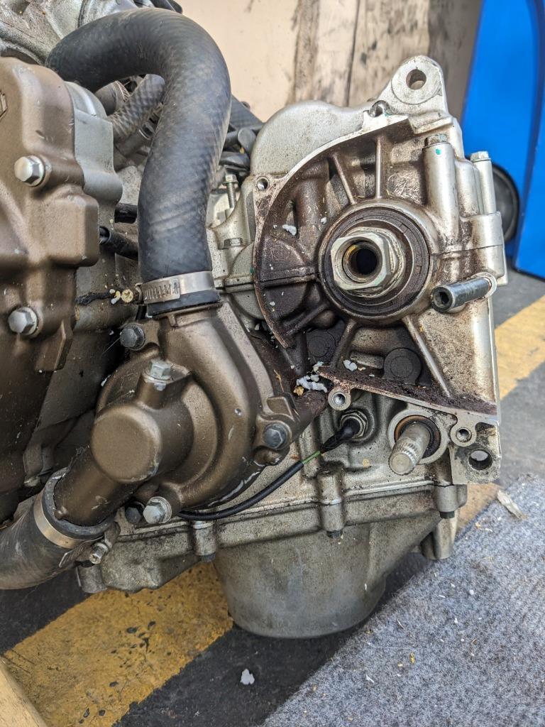 FOR PARTS ONLY KAWASAKI ZX600FEI22955 ENGINE FOR 2008 KAWASAKI ZX600J8F USED B2
