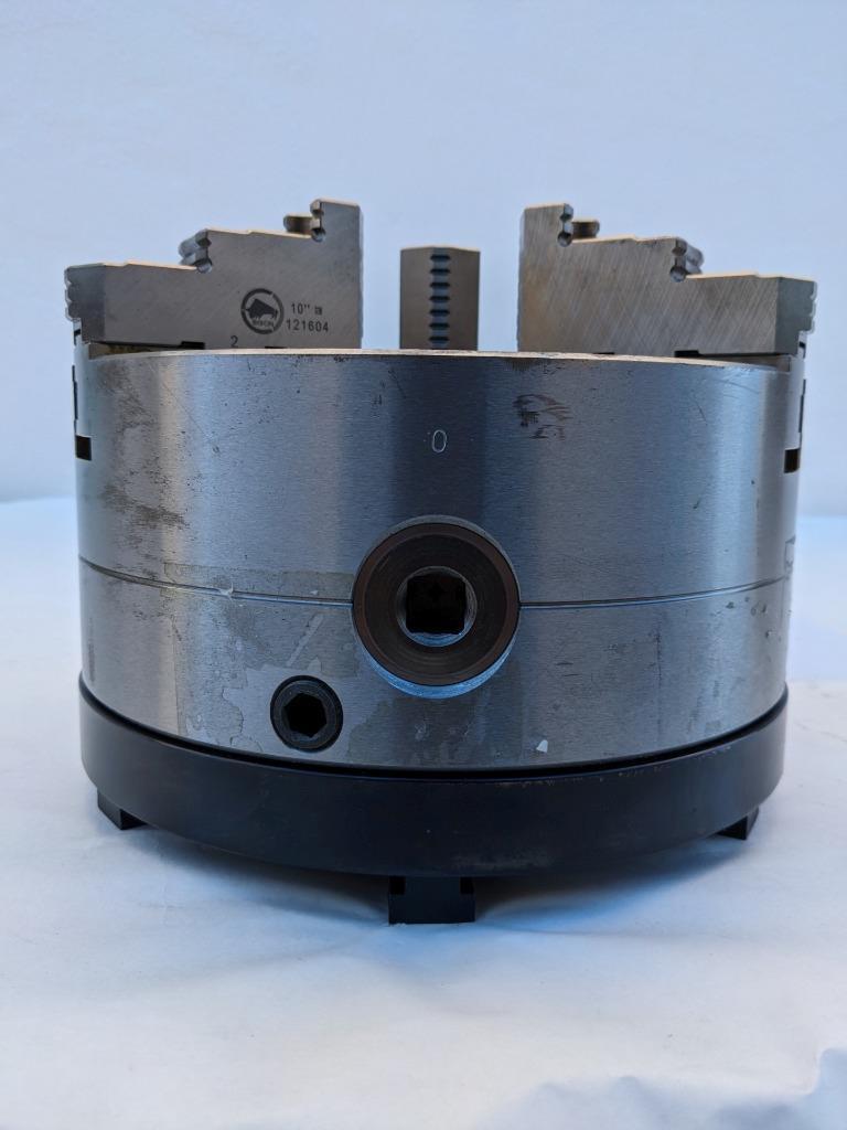 BISON 10" SELF CENTERING CHUCK WITH FINE ADJUSTMENT FRONT MOUNTING 3565-10 R34