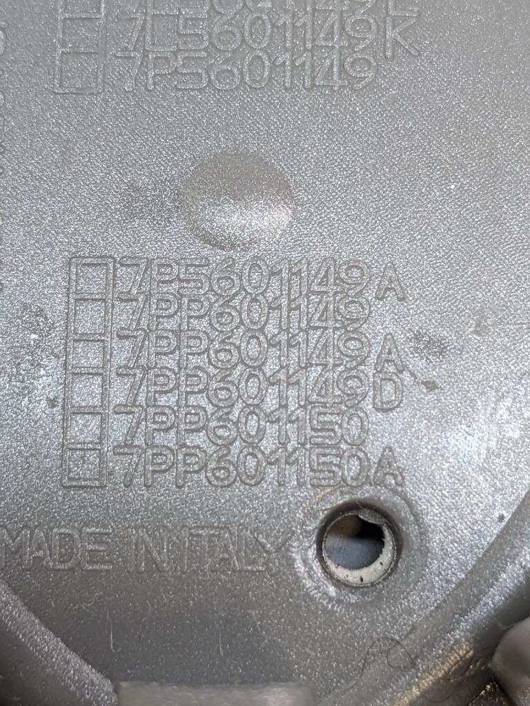 PORSCHE GRAY COLORED CENTER CAP (2) 7L5601149 NEW R21T2