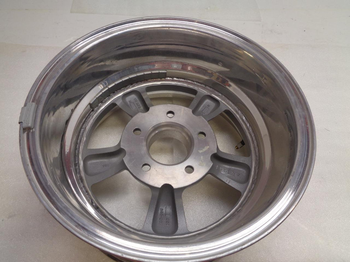 NEW AMERICAN RACING AR505 CLASSIC TORQ THRUST II GRAY PAINTED 5x5 15x8 ET+1 WR