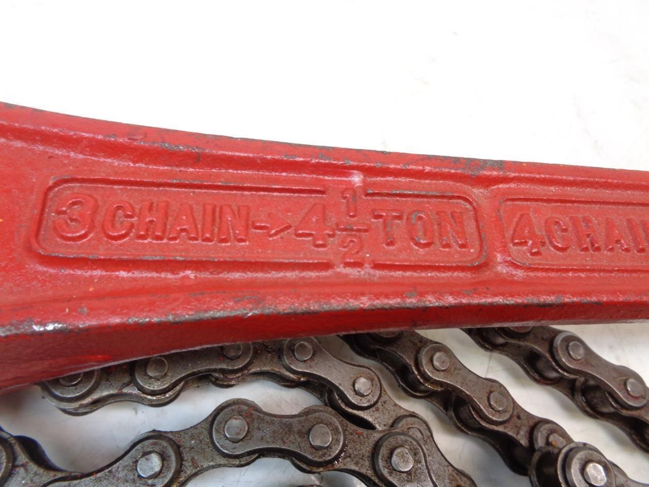 COFFING HOIST 6 TON MALLEABLE IRON ROLLER CHAIN RATCHET LEVER HOIST ZG-A NEW H1