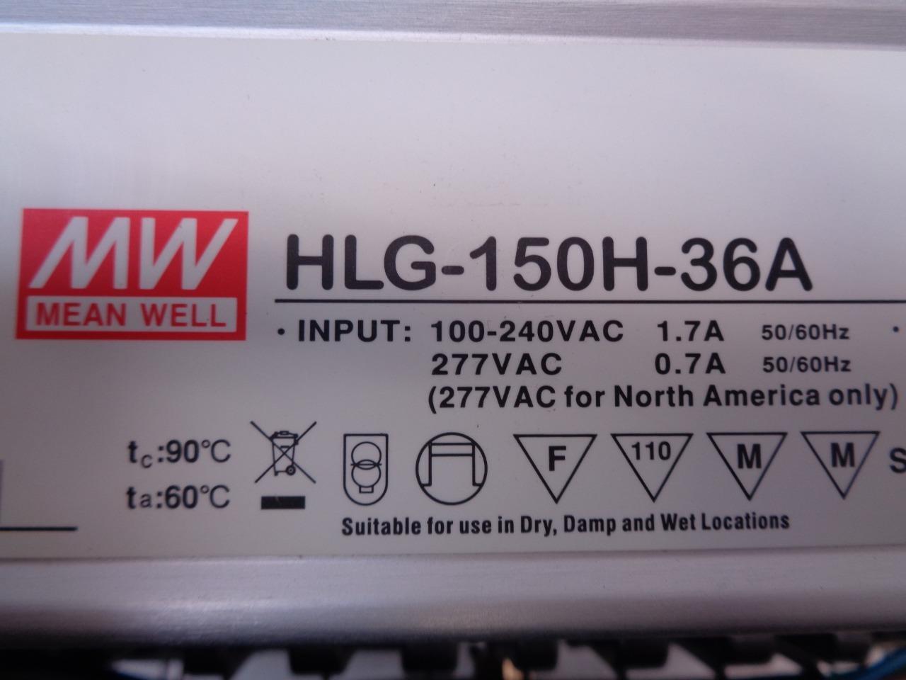 NEW LUMENS IP65 LED FLOOD LIGHT W/MEAN WELL LED DRIVER MIX MODE HLG-150H-36A SR