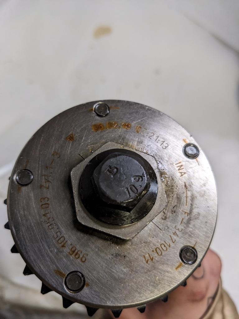 PORSCHE BOXSTER 987 05-08 ENGINE RIGHT INTAKE CAMSHAFT 99610532801 USED 996G.LT3