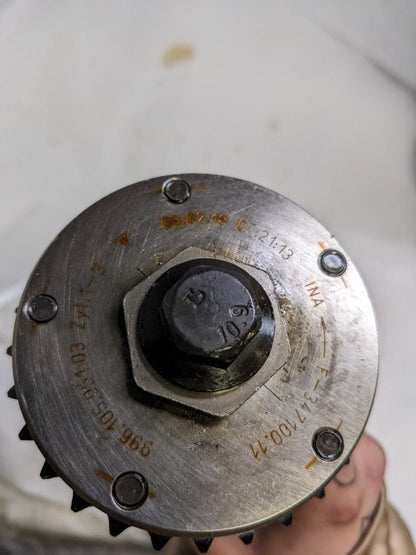 PORSCHE BOXSTER 987 05-08 ENGINE RIGHT INTAKE CAMSHAFT 99610532801 USED 996G.LT3