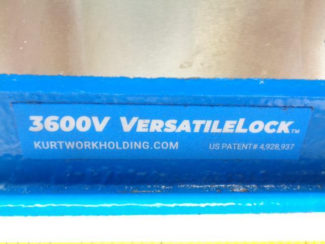 KURT 3600V VERSATILELOCK 6" JAW WIDTH & OPENING CAP VISE WITHOUT HANDLE NEW B2