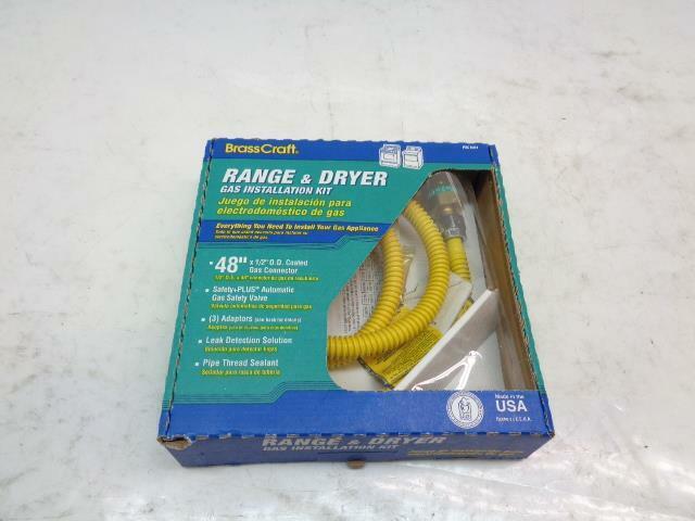 BRASSCRAFT PSC1081 48" RANGE AND DRYER INSTALLITION KIT R10TB
