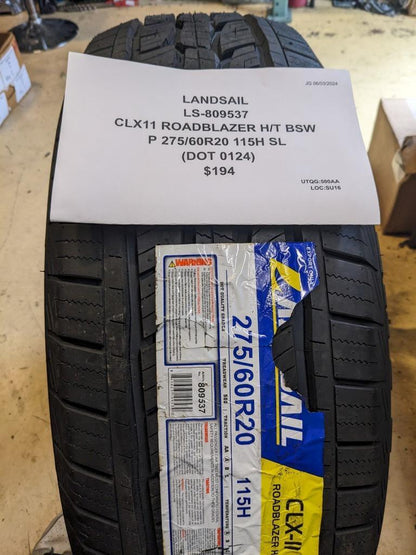 LANDSAIL CLX11 ROADBLAZER H/T BSW P 275 60 20 115H SL TIRE 809537 CQ2