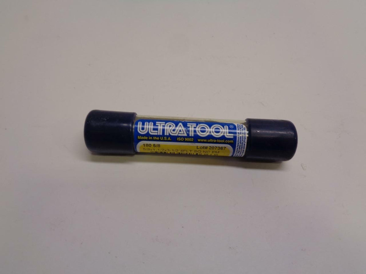 NEW ULTRA TOOL END MILL 5/8 X 1-1/2 X 3-1/2 X 4 FLT SQ NC EM 207367