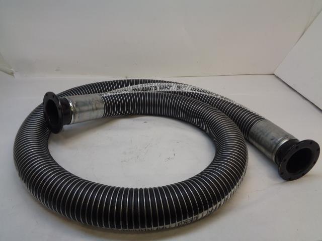 1 NEW JME ELLSWORTH 4 IN. 200 PSI HOSE ASSEMBLIES W/ 150# FLANGE ENDS 12'8"' L
