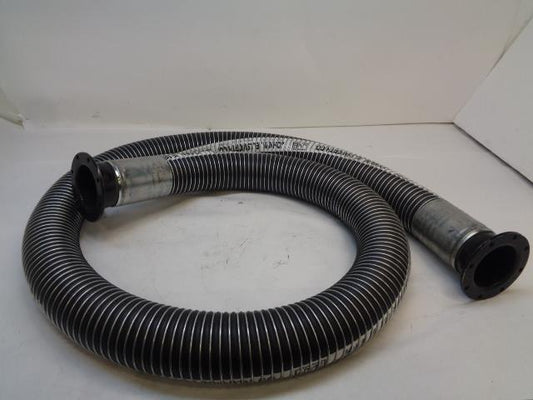 1 NEW JME ELLSWORTH 4 IN. 200 PSI HOSE ASSEMBLIES W/ 150# FLANGE ENDS 12'8"' L