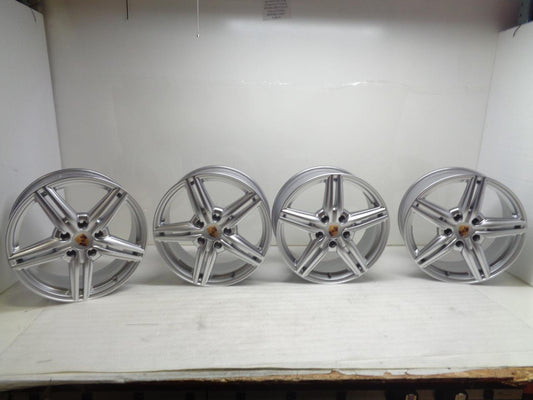 4 USED GENUINE PORSCHE CAYENNE 2011-18 WHEELS 19X8.5 ET59 5X130 SR