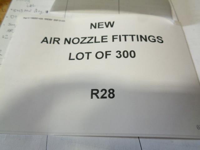 NEW AIR NOZZLE FITTINGS LOT OF 300 R28