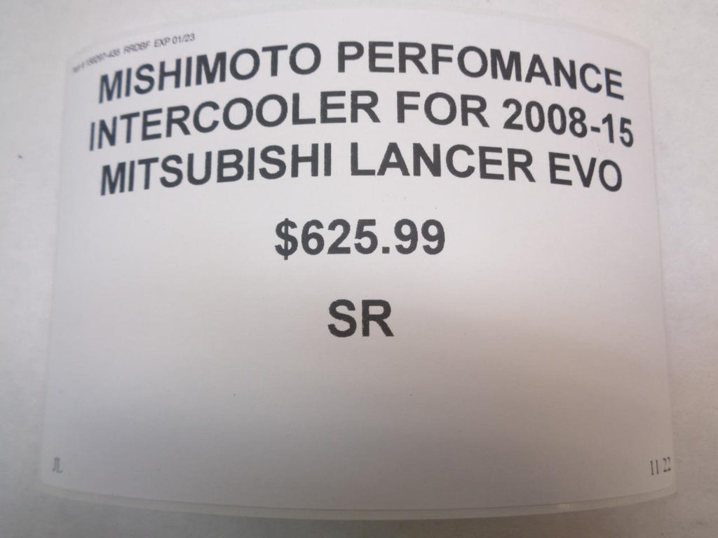 MISHIMOTO PERFORMANCE INTERCOOLER FOR 08-15 MITSUBISHI LANCER MMINT-EV-10X  SR