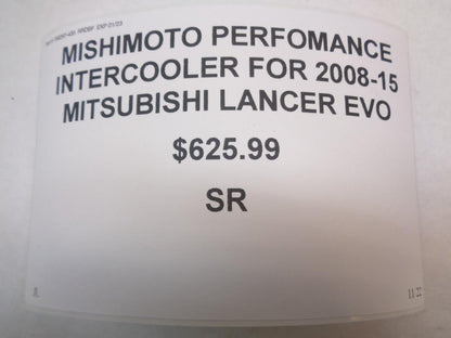 MISHIMOTO PERFORMANCE INTERCOOLER FOR 08-15 MITSUBISHI LANCER MMINT-EV-10X  SR