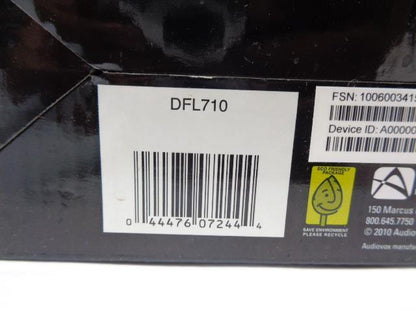 NEW AUDIOVOX 7 IN. WIDESCREEN PORTABLE DVD PLAYER BLACK DFL710 R17