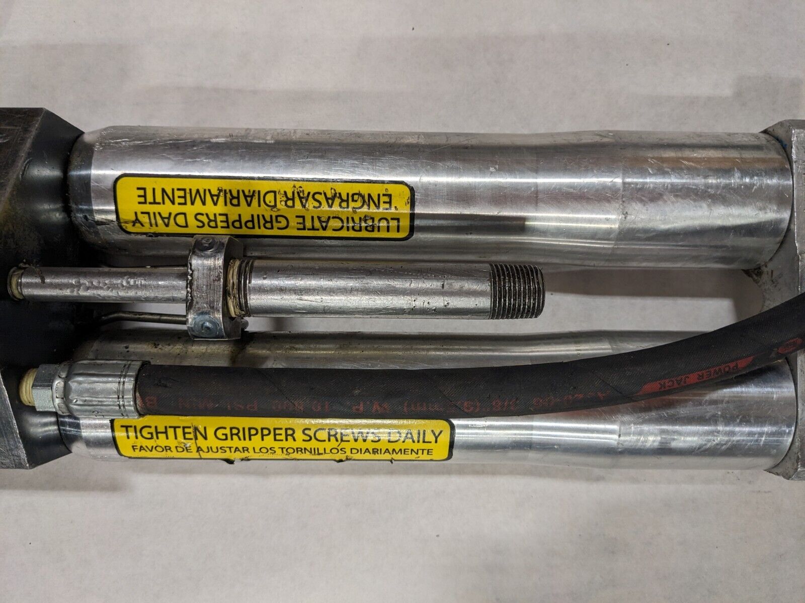 POWER TEAM SPX ELECTRIC HYDRAULIC PUMP PE550 W/ MR571 POST TENSION JACK