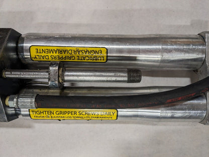 POWER TEAM SPX ELECTRIC HYDRAULIC PUMP PE550 W/ MR571 POST TENSION JACK