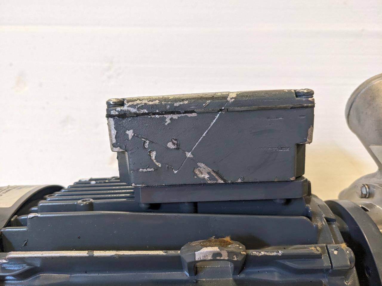 ATB MOTORS GEAR MOTOR 3 PHASE 2/4 POLE 460/266V .33/.57A AC 3 PH-MTR BSRG4