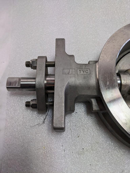 JAMESBURY STEEL WAFER-SPHERE VALVE 8" 316SS BODY 830W1136HBXZ K2