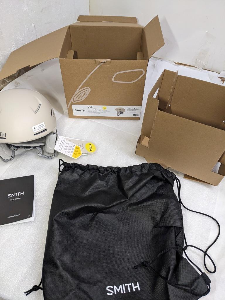 SMITH VIDA MIPS SNOW HELMET -WOMEN'S-SMALL-MATTE BONE E005101HU5155 NEW SR