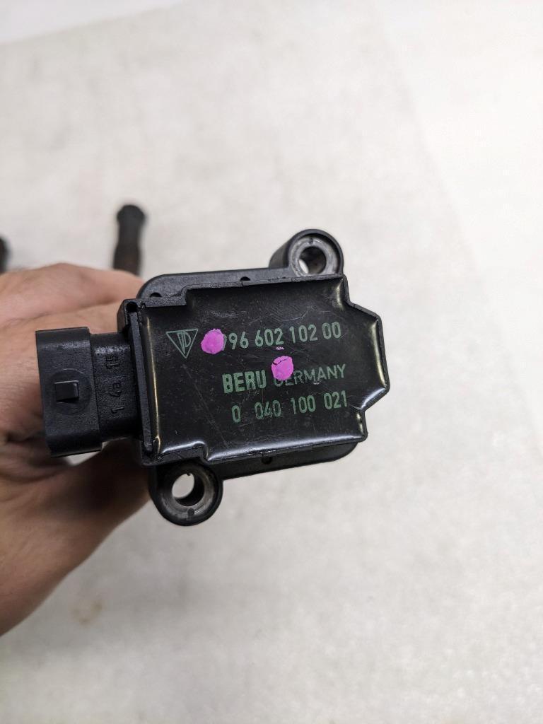 PORSCHE 99660210200 SET OF IGNITION COILS BERU FOR PORSCHE 996/986 USED R21