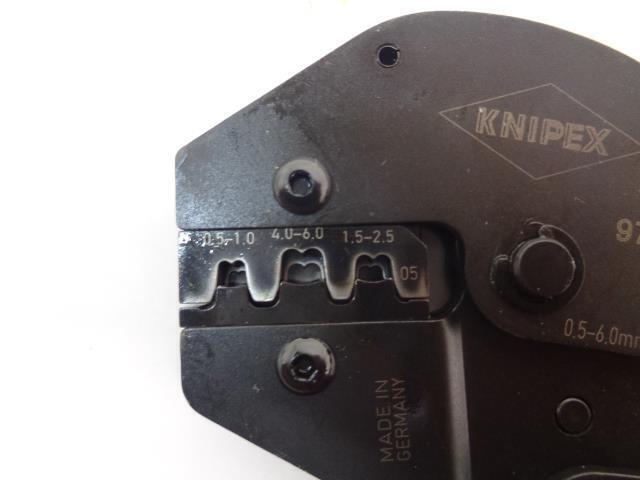 NEW KNIPEX CRIMPING PLIERS W/ LEVER TRANSMISSION 97 52 05 R22T9